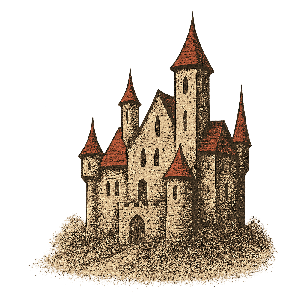 Castelul Dracula în noapte